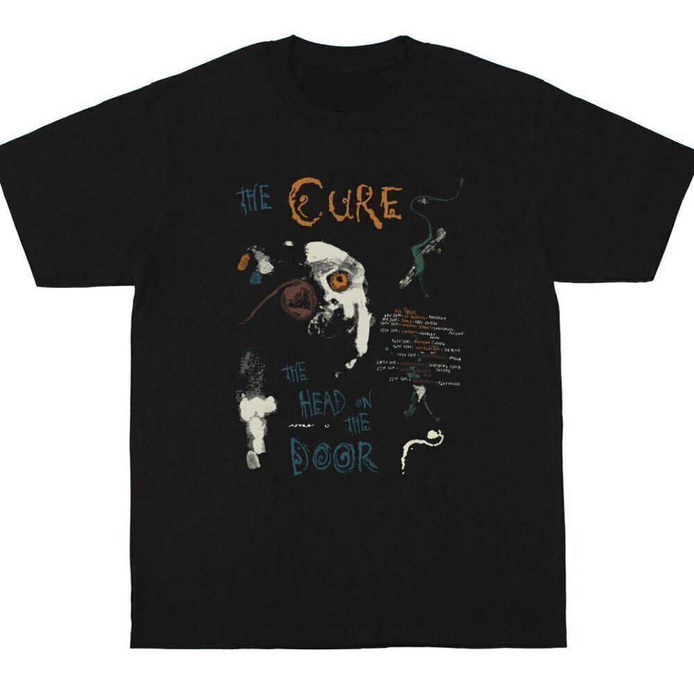 The Cure The Head on the Door Vintage 80s Band Tee Retro Gothic Rock T-Shirt